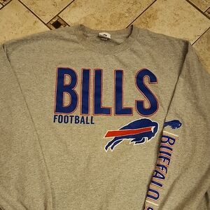NFL Team Apparel Buffalo Bills Long Gray Shirt 3xl